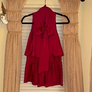 BCBGMaxAzria Sleeveless Dressy Blouse